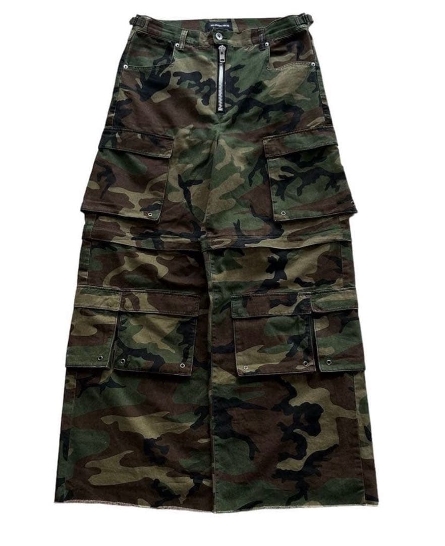 パンツ nomassprod \"06GLM\" Camo baggy pants L