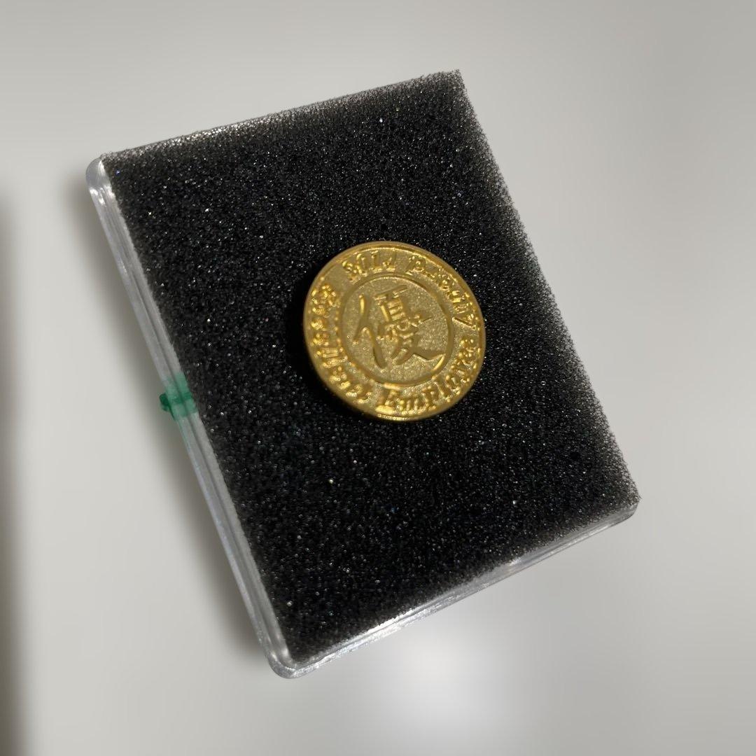 純金　金　バッチ　ピンバッチ　ノベルティ　グッズ　コレクション　5.5g