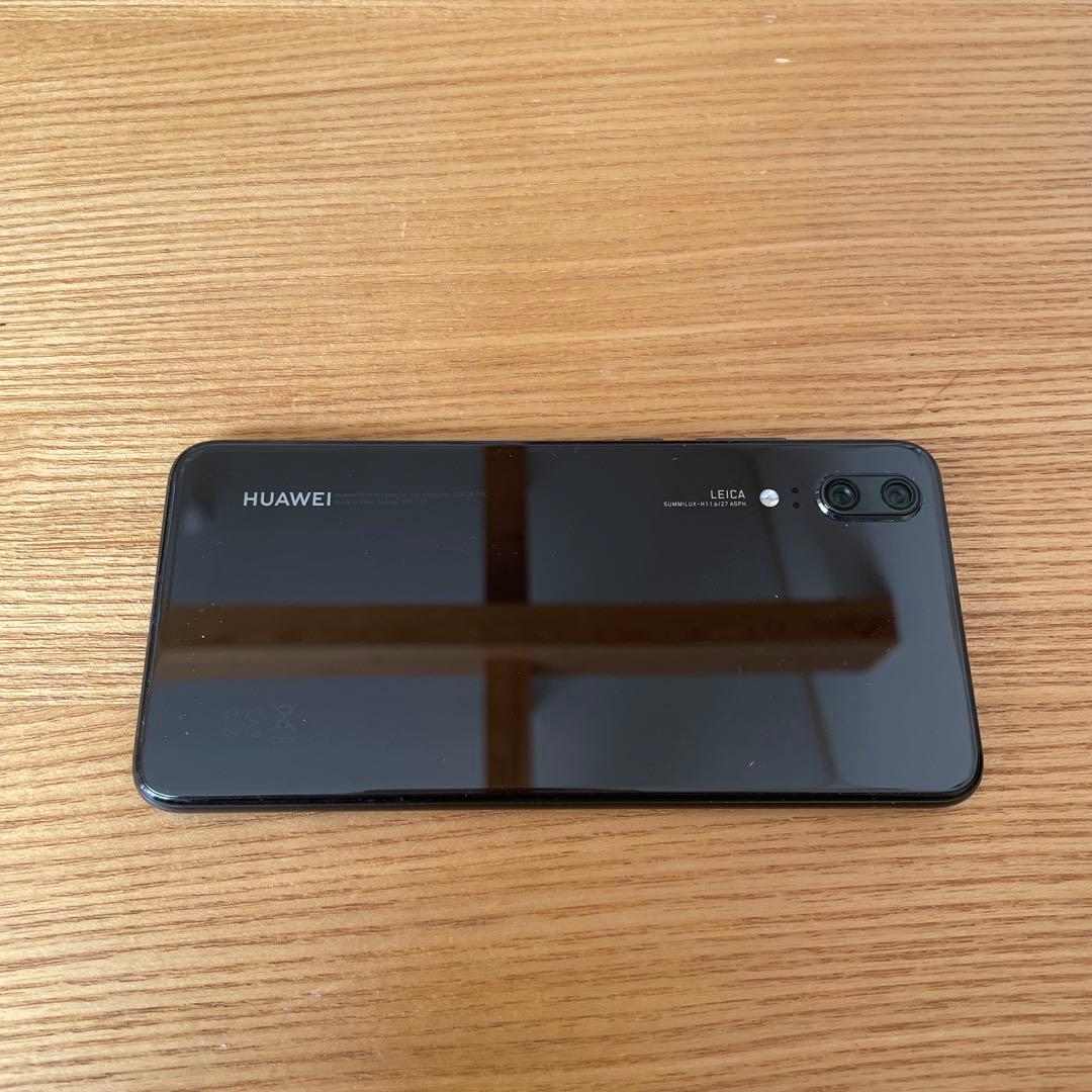 【美品】 HUAWEI P20 128GB ブラック