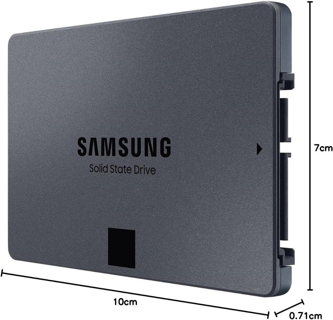 Samsung 860 QVO 1TB SATA 2.5 内蔵 SSD 使用少⑭
