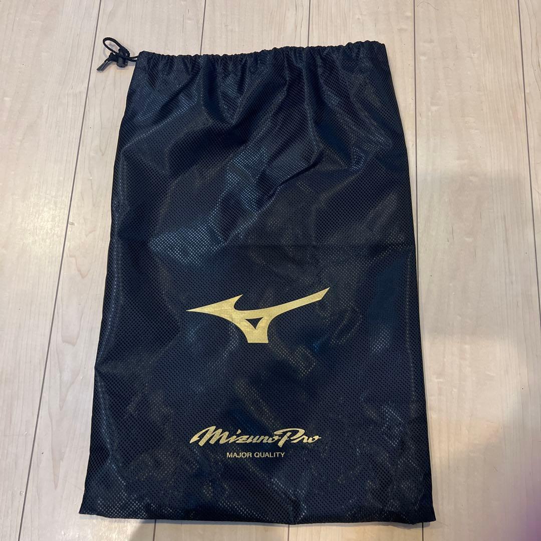 MizunoPro キャッチャー用 硬式 プロテクター ブラック