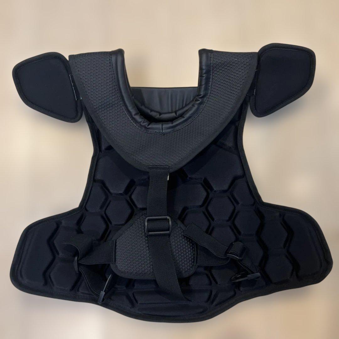 MizunoPro キャッチャー用 硬式 プロテクター ブラック