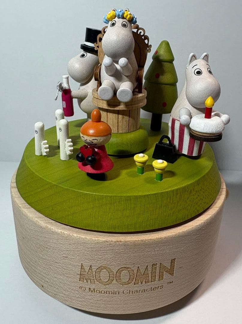 MOOMIN 木製オルゴール　3台セット　【中古美品・箱無し】