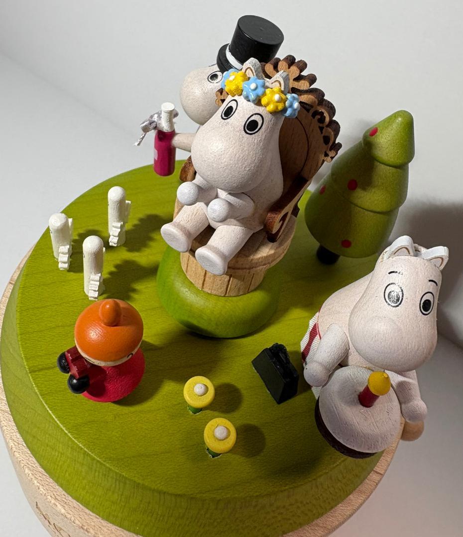 MOOMIN 木製オルゴール　3台セット　【中古美品・箱無し】