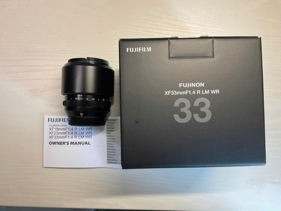 【美品】 XF33mmF1.4 R LM WR レンズ 富士フイルム
