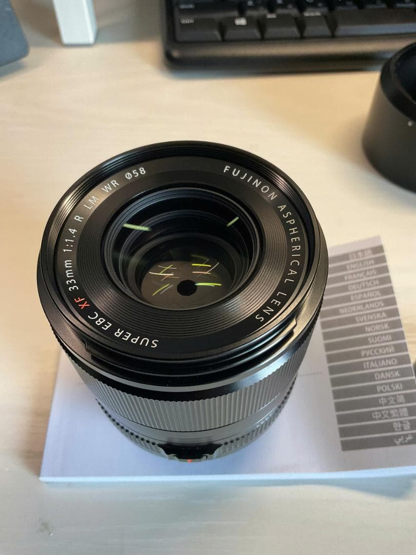 【美品】 XF33mmF1.4 R LM WR レンズ 富士フイルム