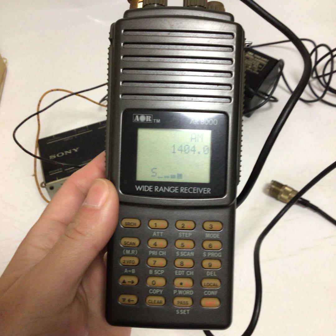 名機　最終06シリアル SONY AOR AR8000 XA-C30 受信機