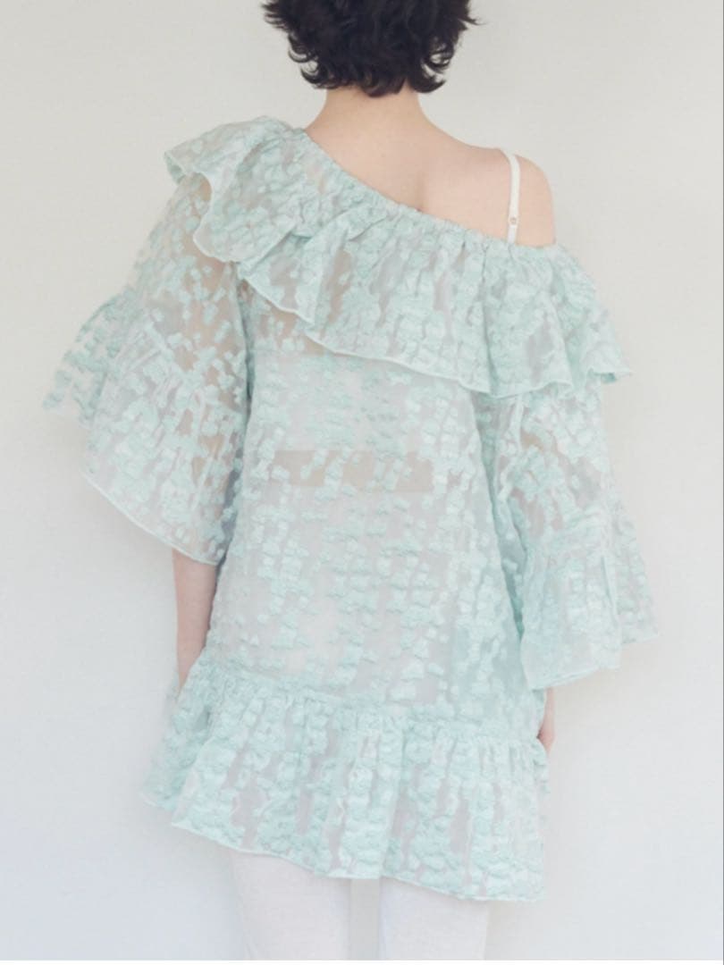 HONEY MI HONEY オーガンジーチュニック