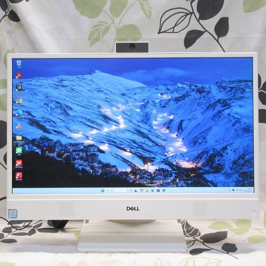 人気ホワイト！Win11公式対応8世代i3/メモリ8/新品SSD480/カメラ