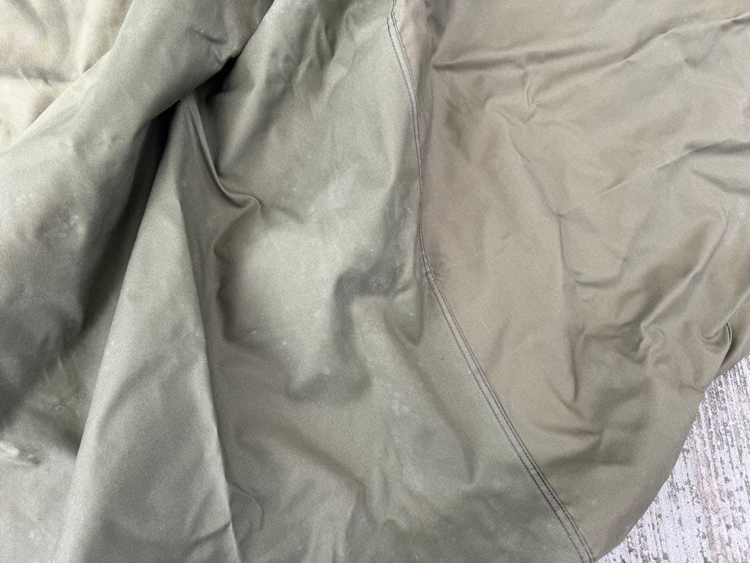 USパップテント　シェルターハーフ　軍幕　ジッパー加工