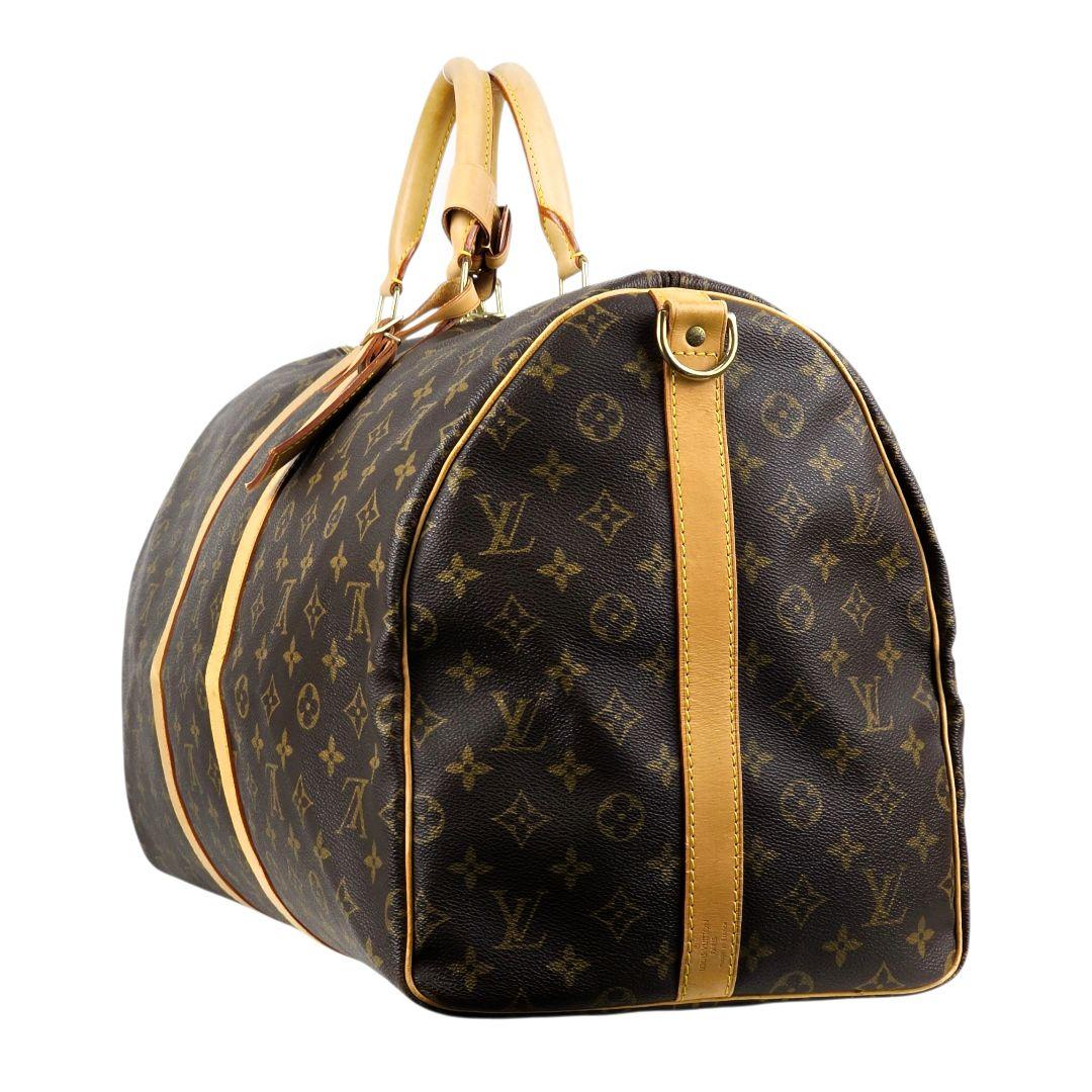 美品 ルイヴィトン モノグラム キーポル バンドリエール55 ボストンバッグ