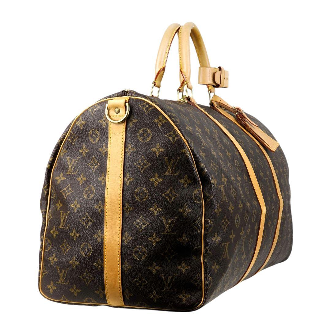 美品 ルイヴィトン モノグラム キーポル バンドリエール55 ボストンバッグ