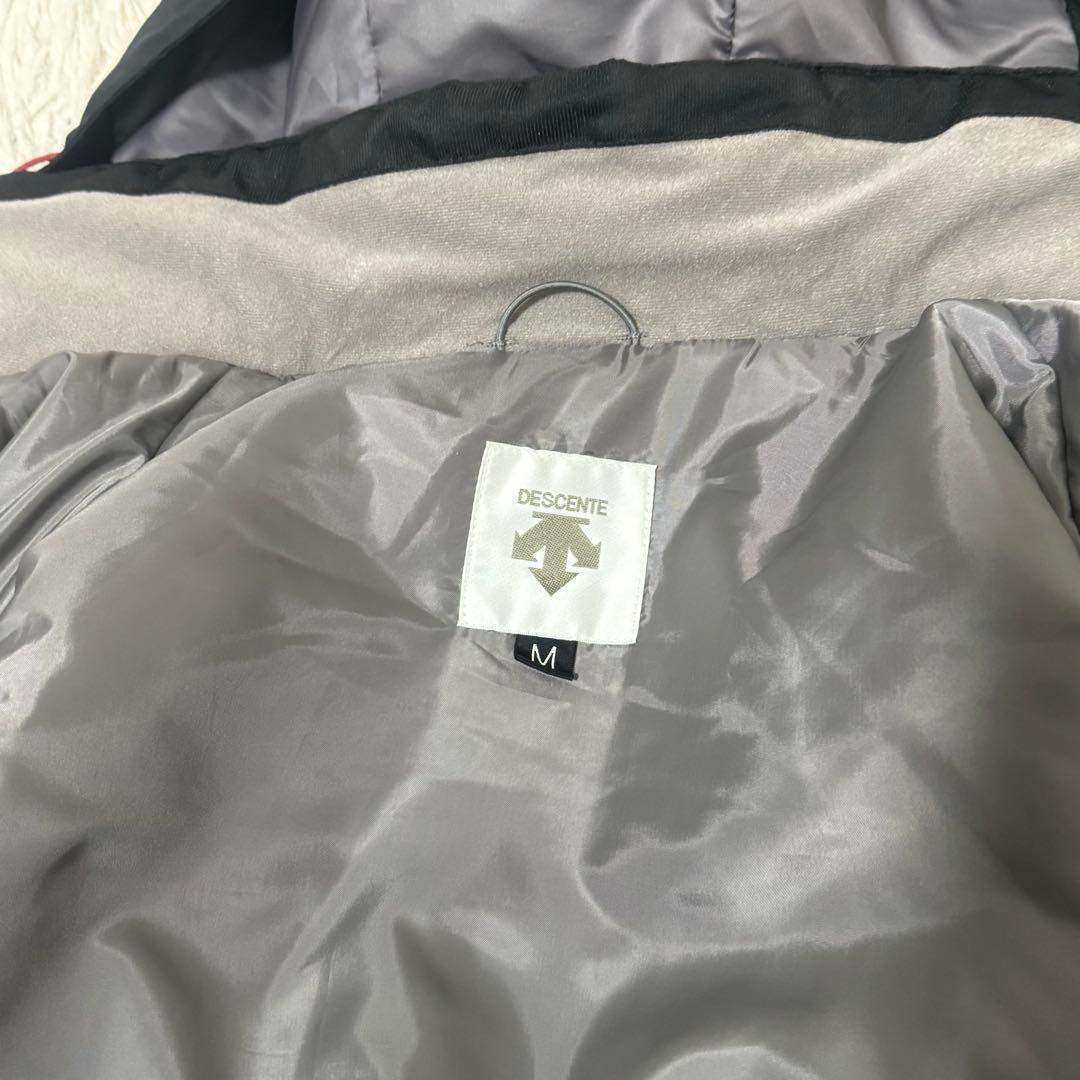 デサント スキーウェア 上下セット サイズM 洗える 人気 フード 黒