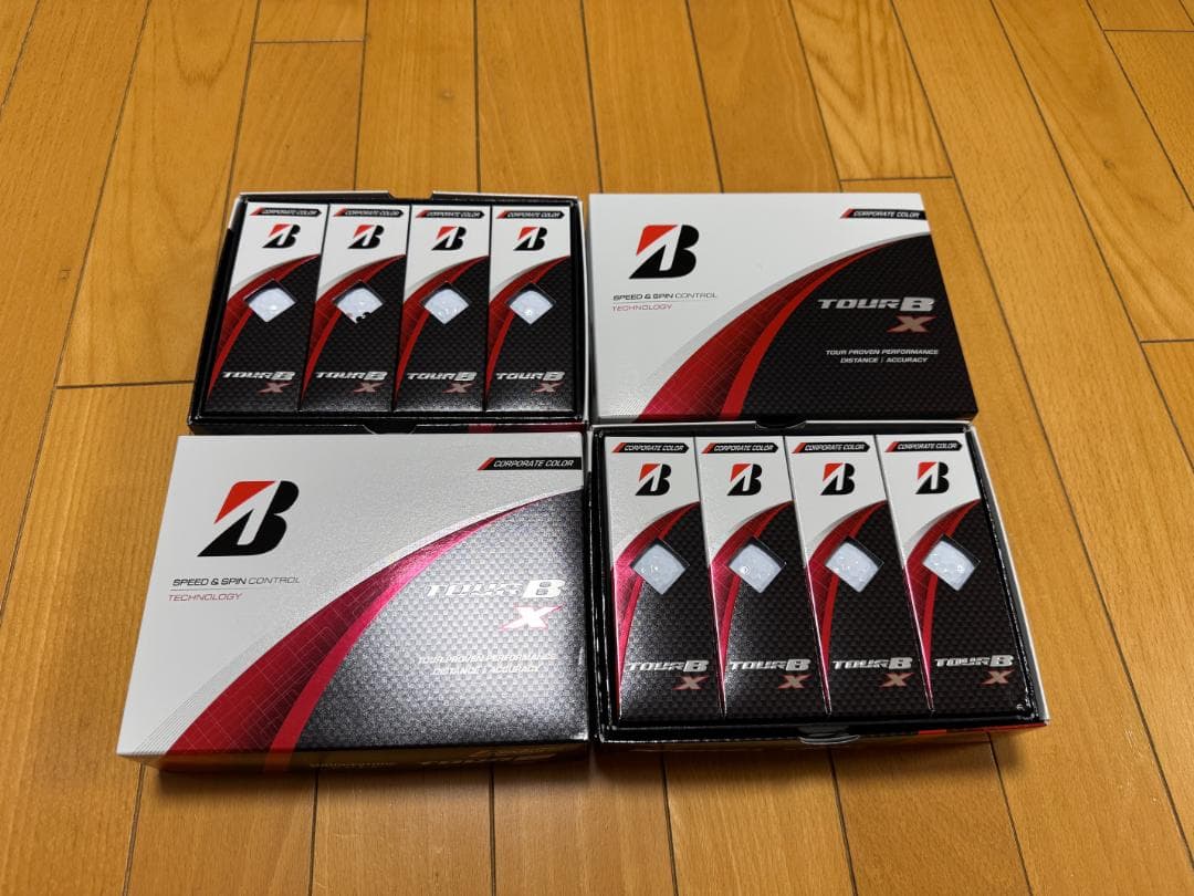【新品】ブリヂストン TOUR B X ゴルフボール 12個入り 4ダース