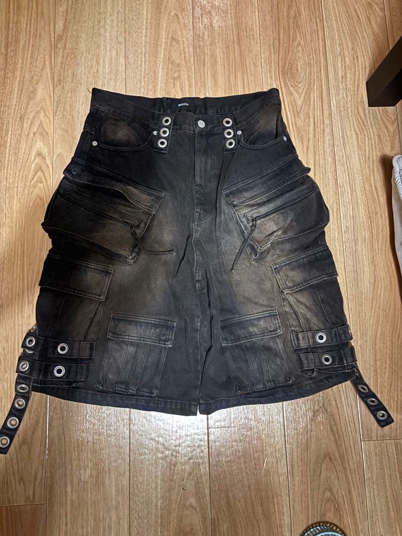 badhpop breath suicide denim shorts ジョーツ