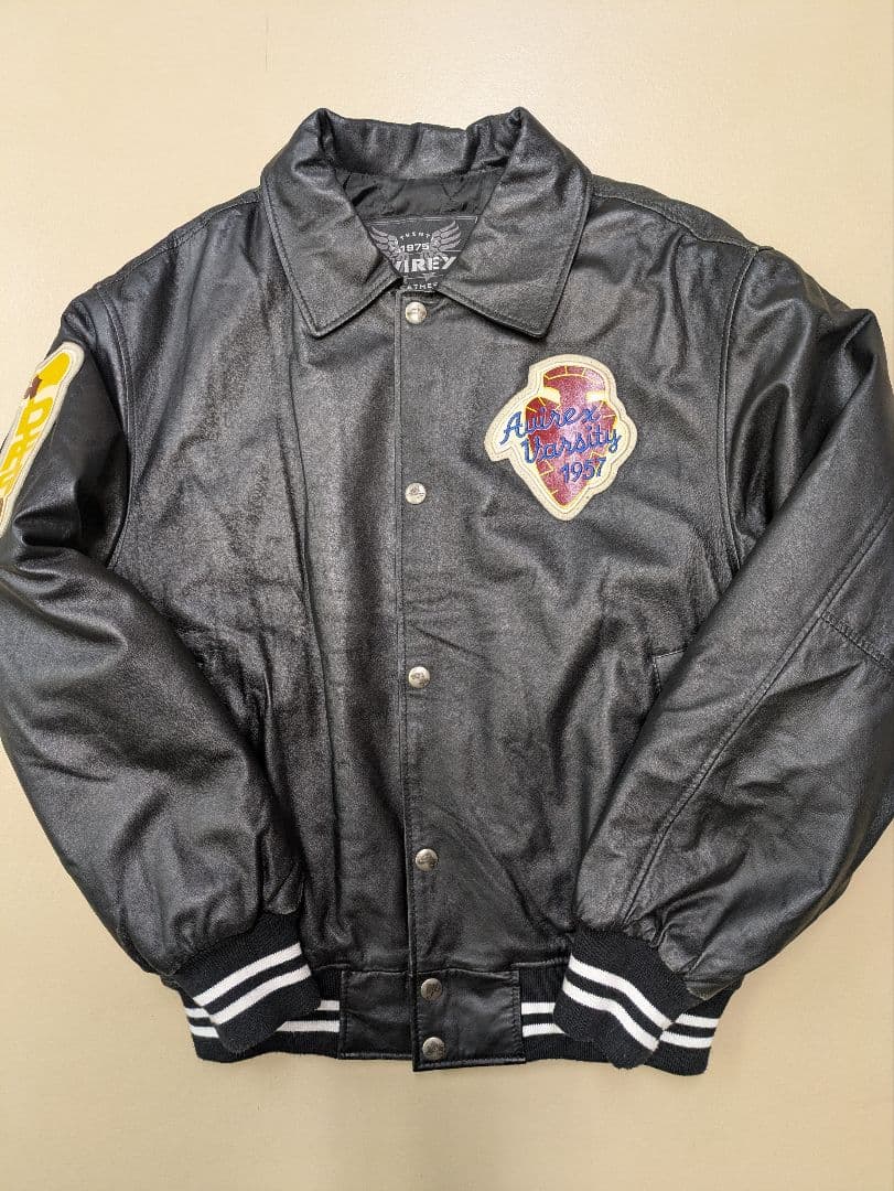 サ*ー様 AVIREX☆オールレザースタジャン