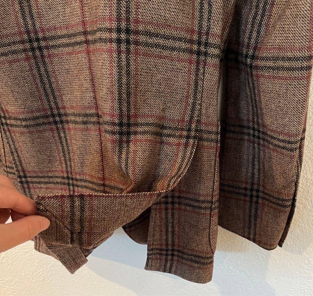 LARDINI チェック　ジャケット