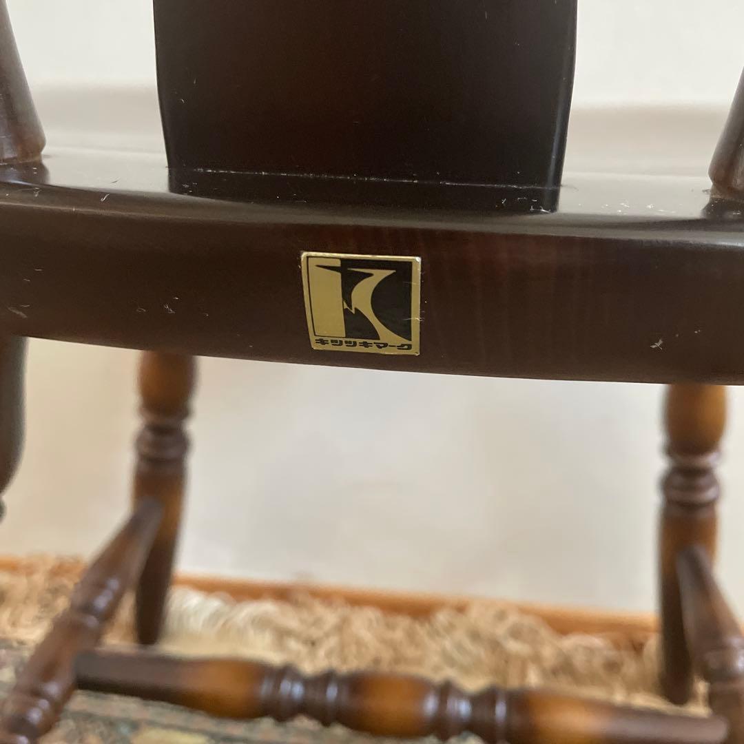 ②【美品】キツツキ 飛騨産業 ダイニングチェア　ウィンザーチェア　コムバック