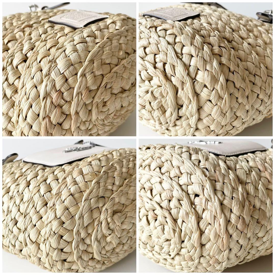 【ほぼ新品】COACH かごバッグ 2way ハンドバッグ スモール トート