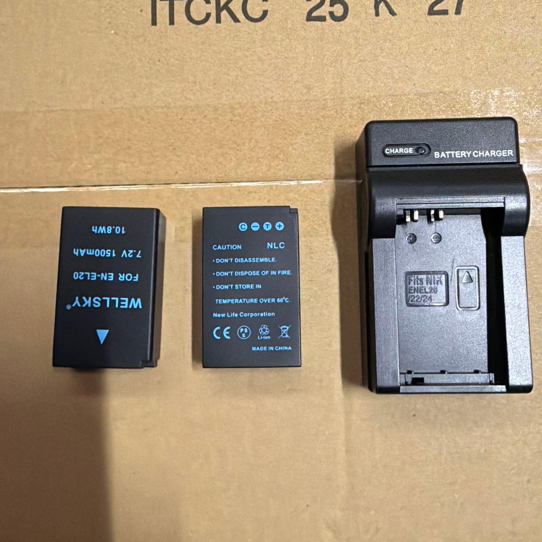 nikon coolpix p1100プラス、予備バッテリー