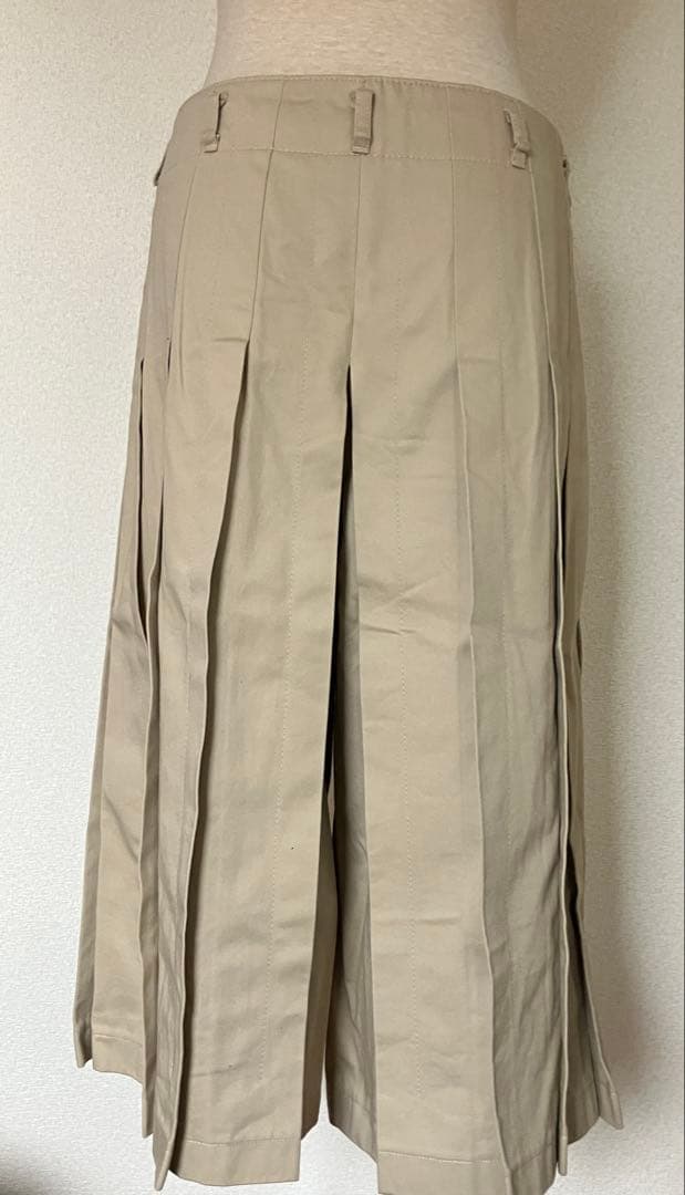 コムデギャルソンコムデギャルソン　プリーツ加工ガウチョパンツ 綿100%