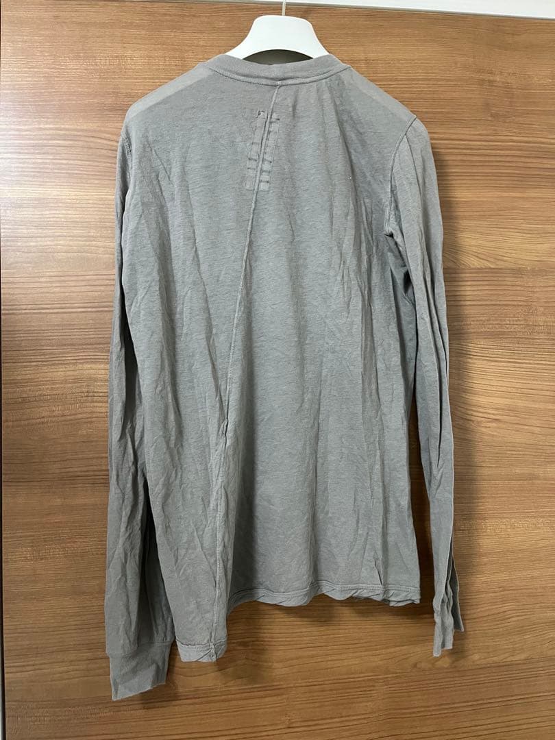 Rick Owensグレー 長袖 Tシャツ