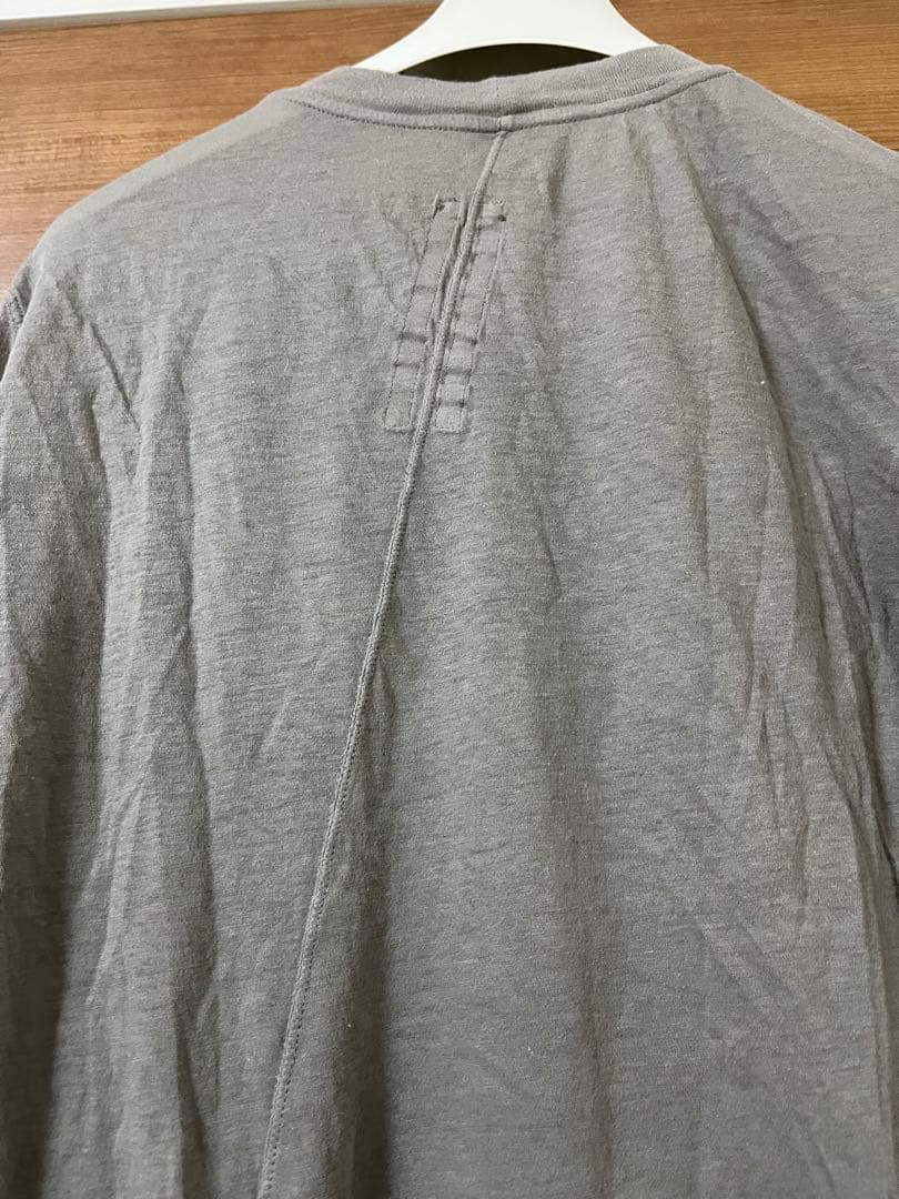 Rick Owensグレー 長袖 Tシャツ