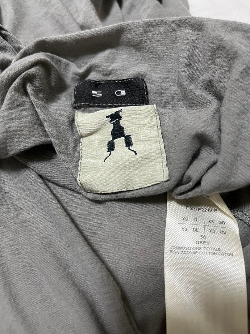 Rick Owensグレー 長袖 Tシャツ