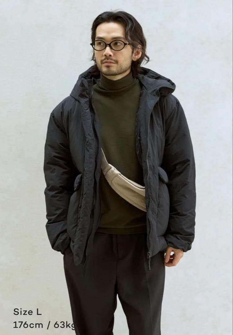 コニー ベビーキャリアアウター パデットジャケット ダウンコートママダウンL