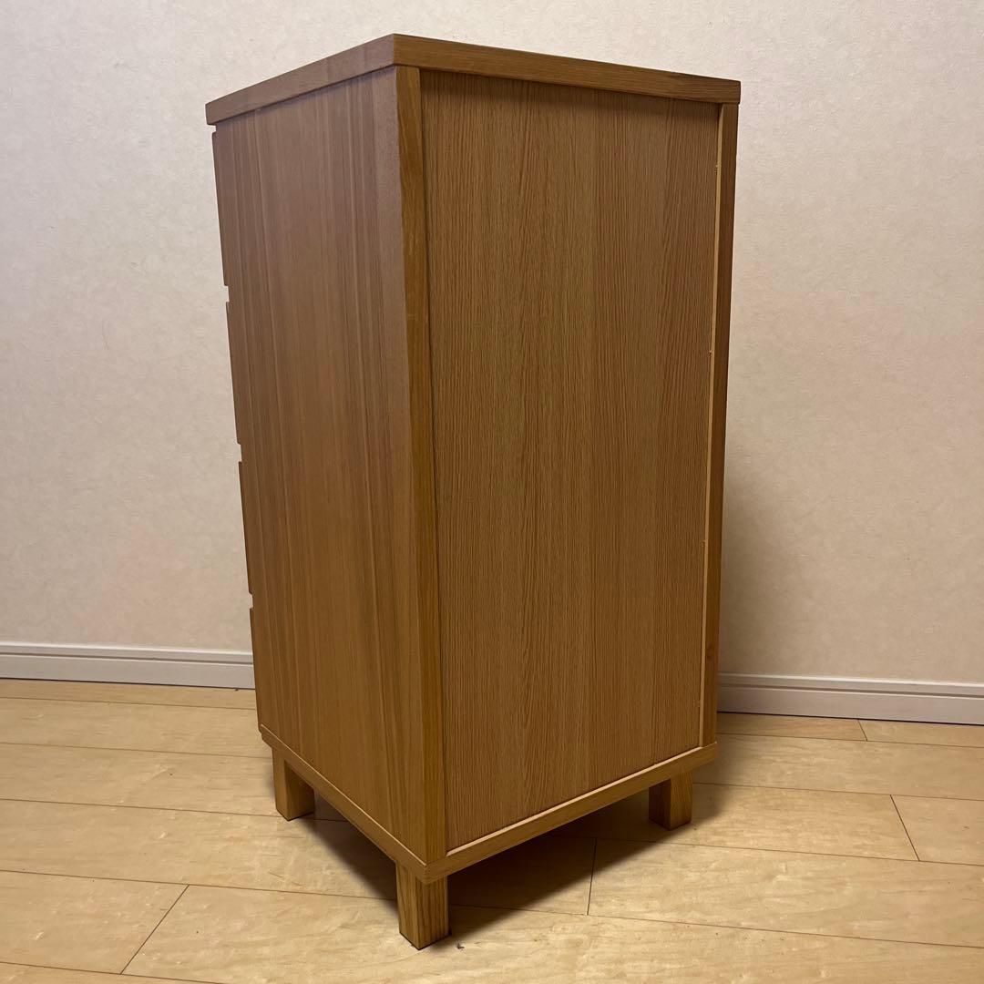 MUJI 木製4段チェスト W400
