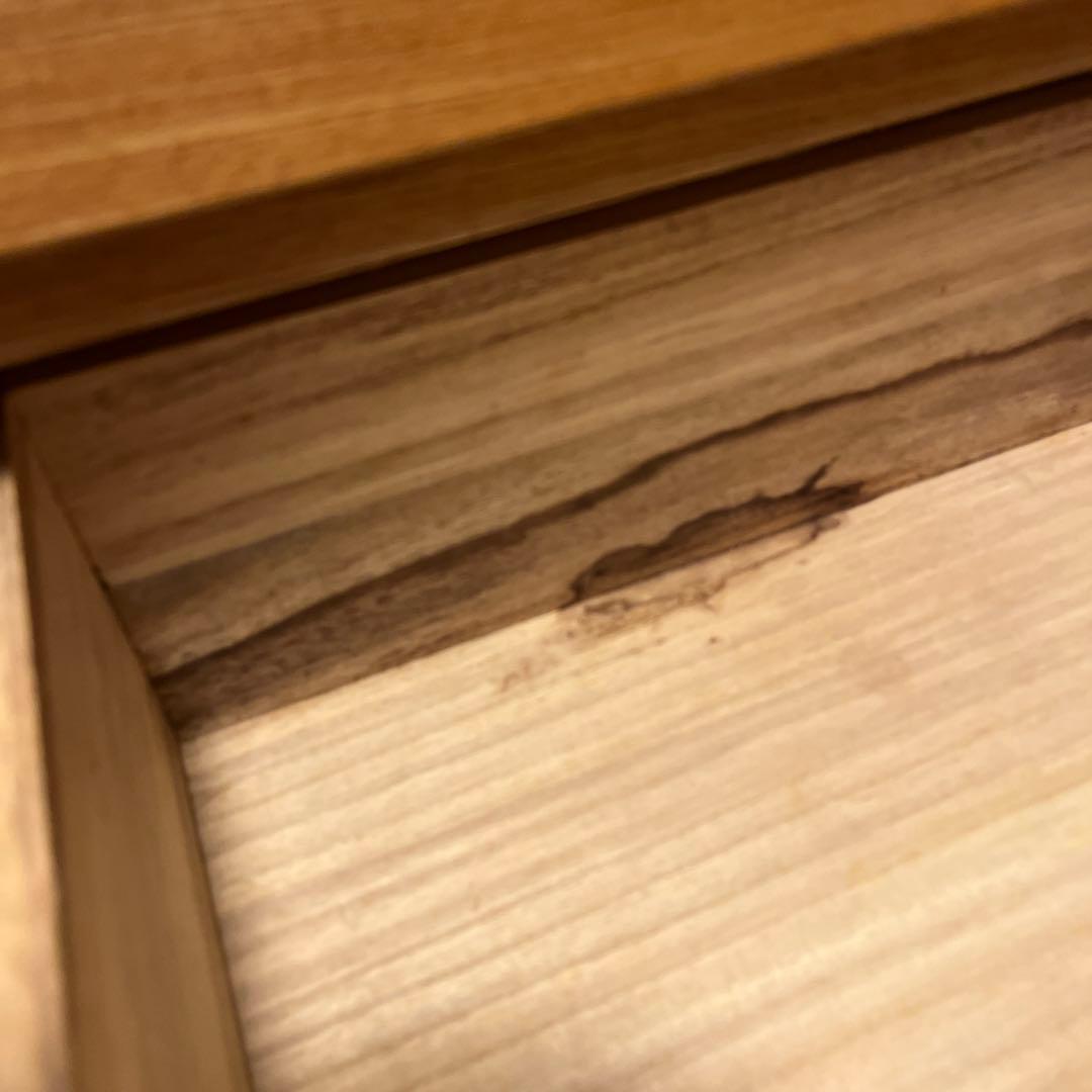 MUJI 木製4段チェスト W400