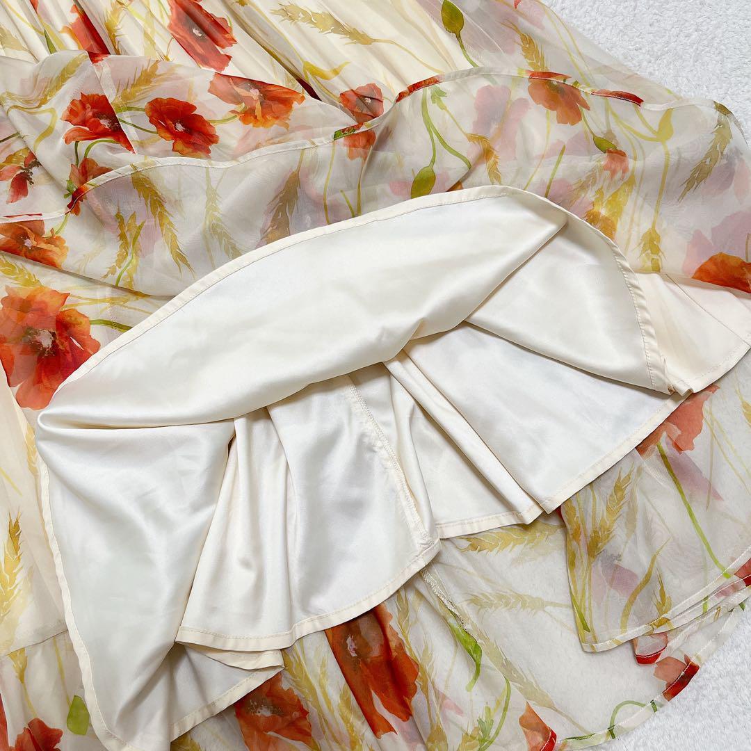 未使用　Audie a Muses フロントレースプリーツワンピース