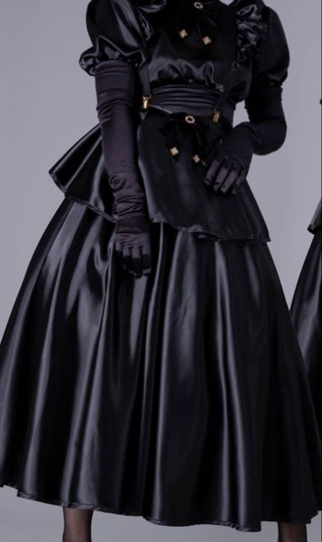 R*N様 M企画 メイド服 ブラック ロング