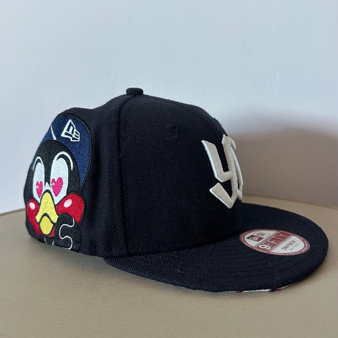 東京ヤクルトスワローズ　ニューエラ　キャップ　スナップバック　つば九郎