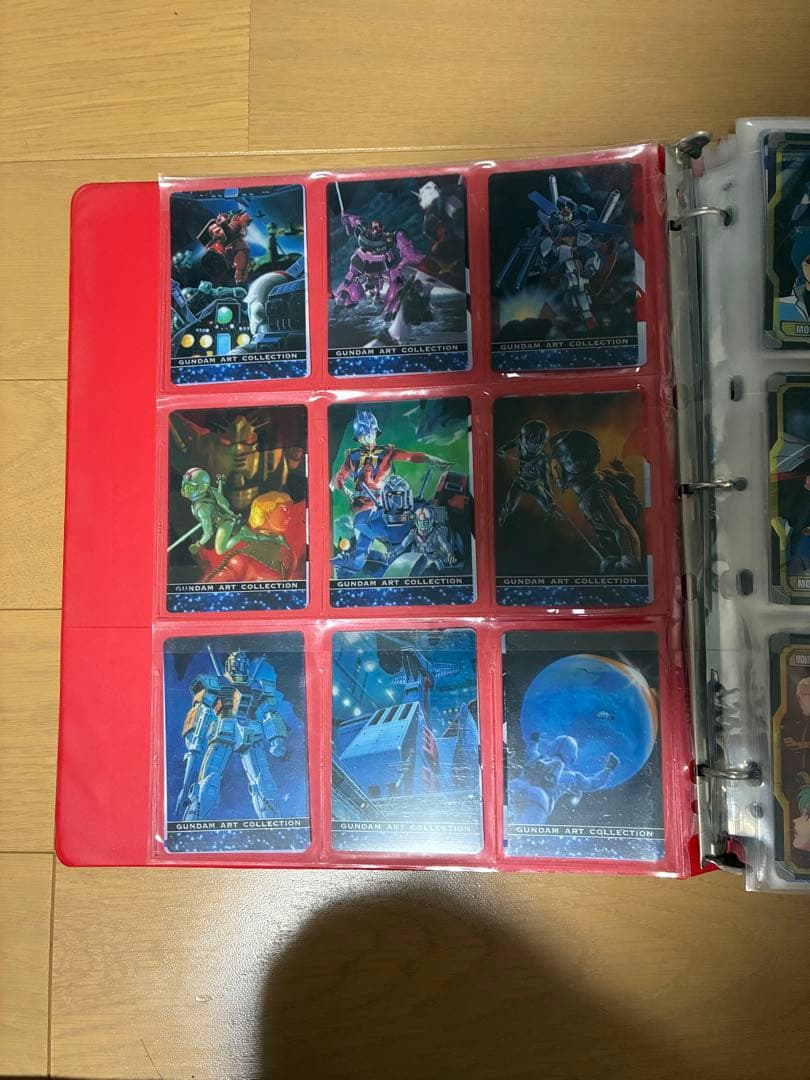 ガンダムウェファーカード第一弾243種・第二弾243種コンプ バインダーセット