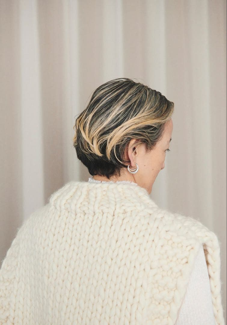 OUT OF FRAME HAND KNIT VEST フレームワーク