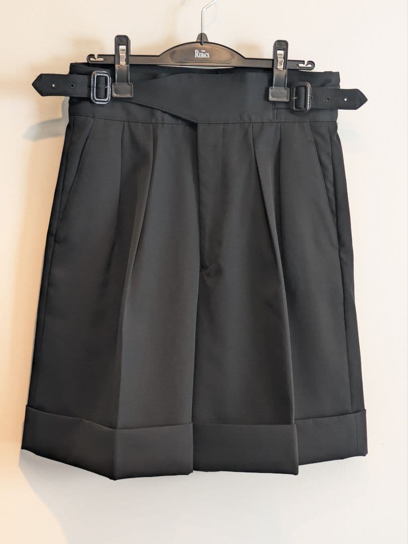 定番　THE RERACS　グルカショーツ　ブラック　サイズ46
