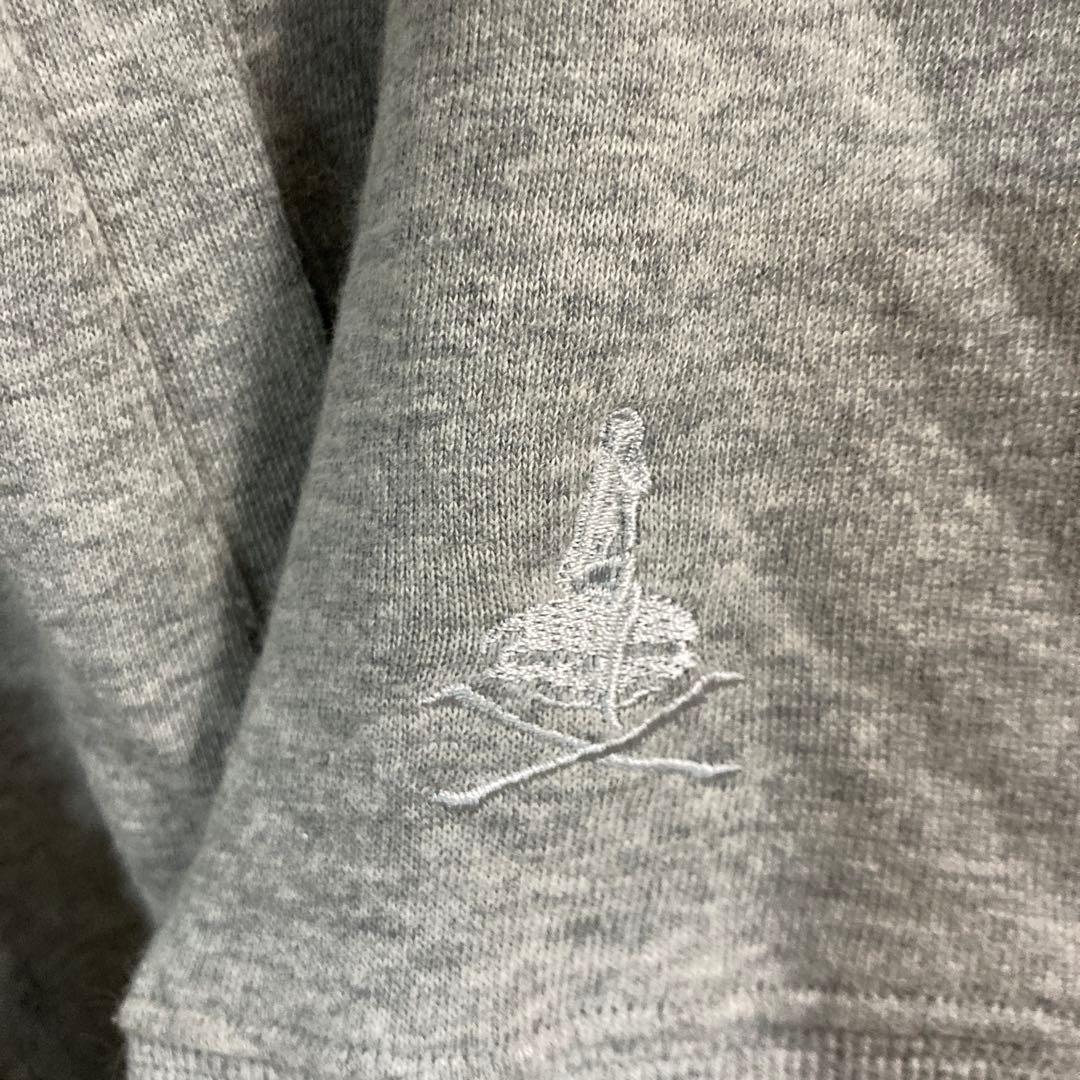 ヒステリックグラマー　スタッズ加工パーカー　グレー　y2k NANA FREE