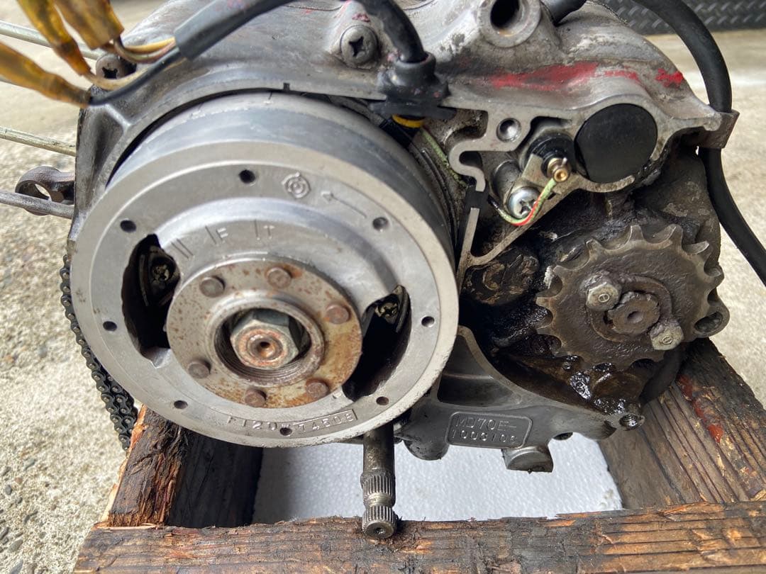 ホンダ　MD70 純正エンジン　ジャンク部品取り ダックス シャリー