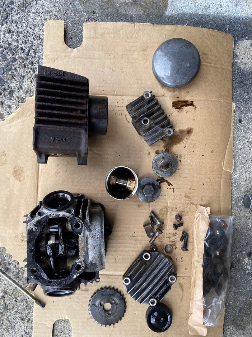 ホンダ　MD70 純正エンジン　ジャンク部品取り ダックス シャリー