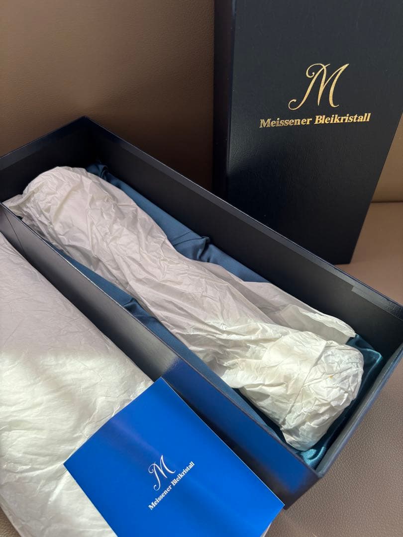 マイセンクリスタル　一輪挿し　花瓶　Meissner クリスタルガラス 花瓶