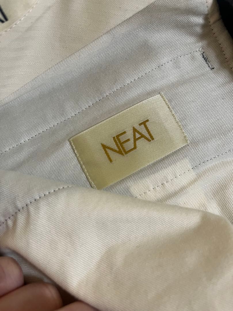 NEAT スラックス　ブラック　ウール100%