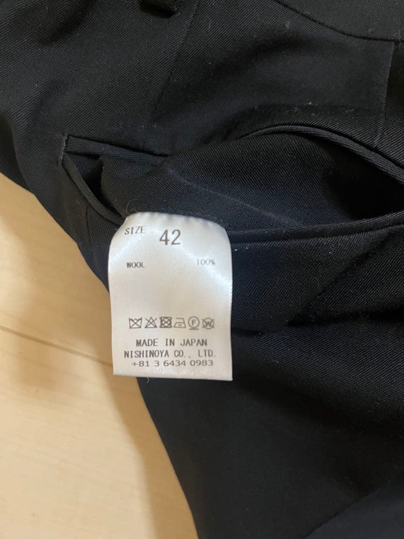 NEAT スラックス　ブラック　ウール100%