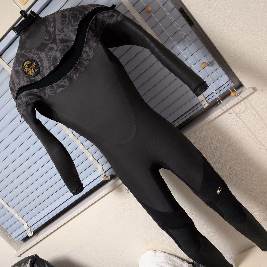 ウェットスーツ　フルスーツXL ブラック/グレー　サーフィン用