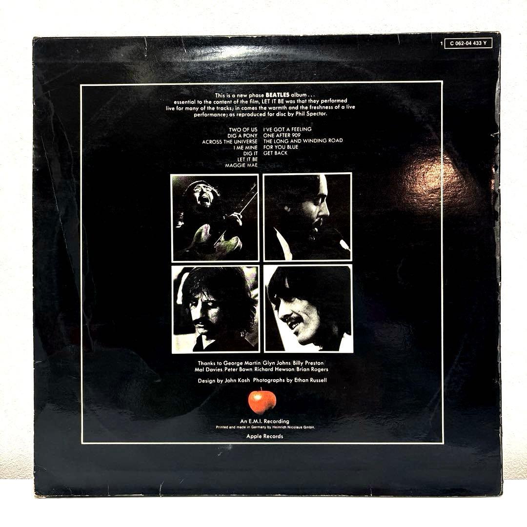 【ジャーマンオリジナル】ビートルズ　Let it be フルコーティング仕様