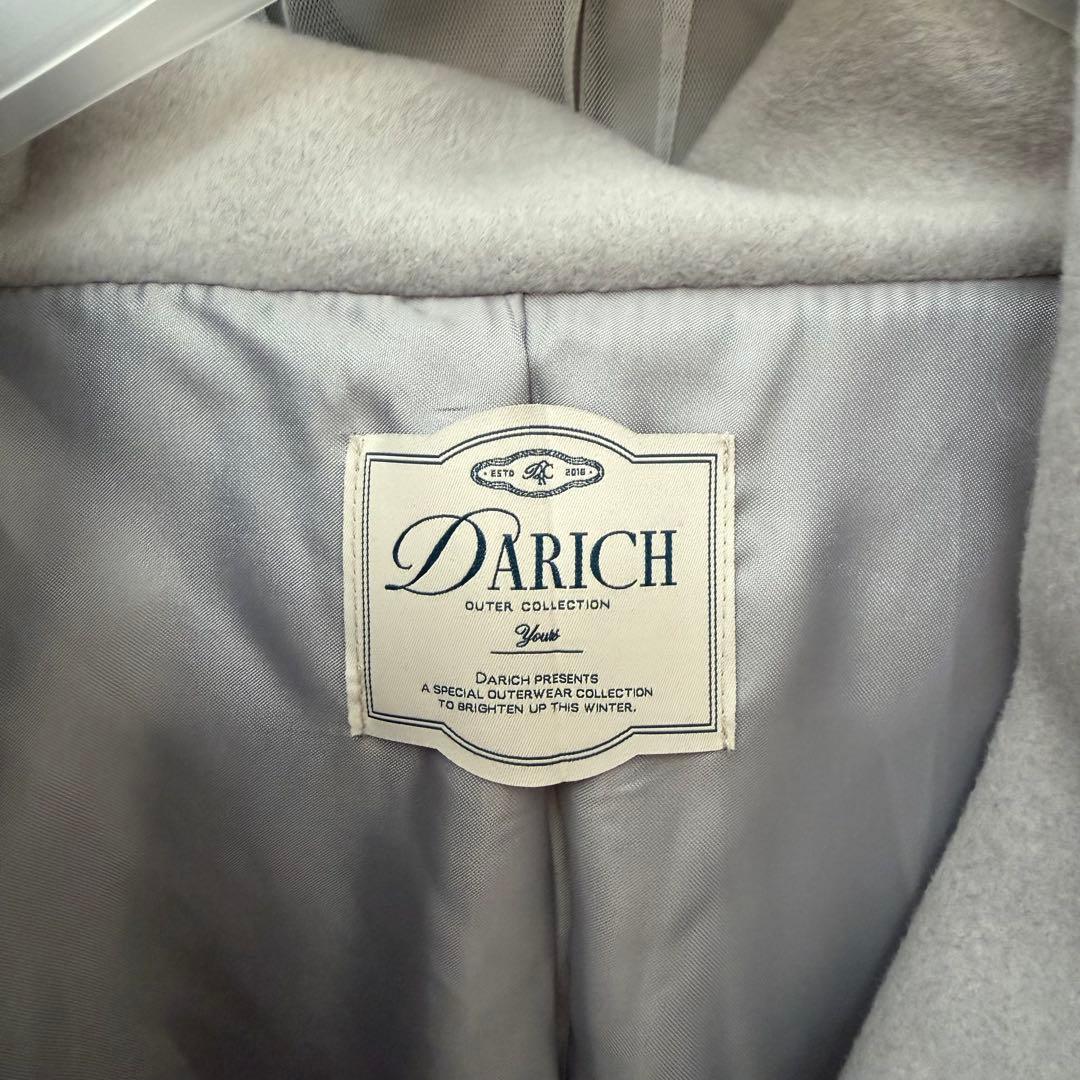 Darich ウエストベルトプリンセスラインコート GRY