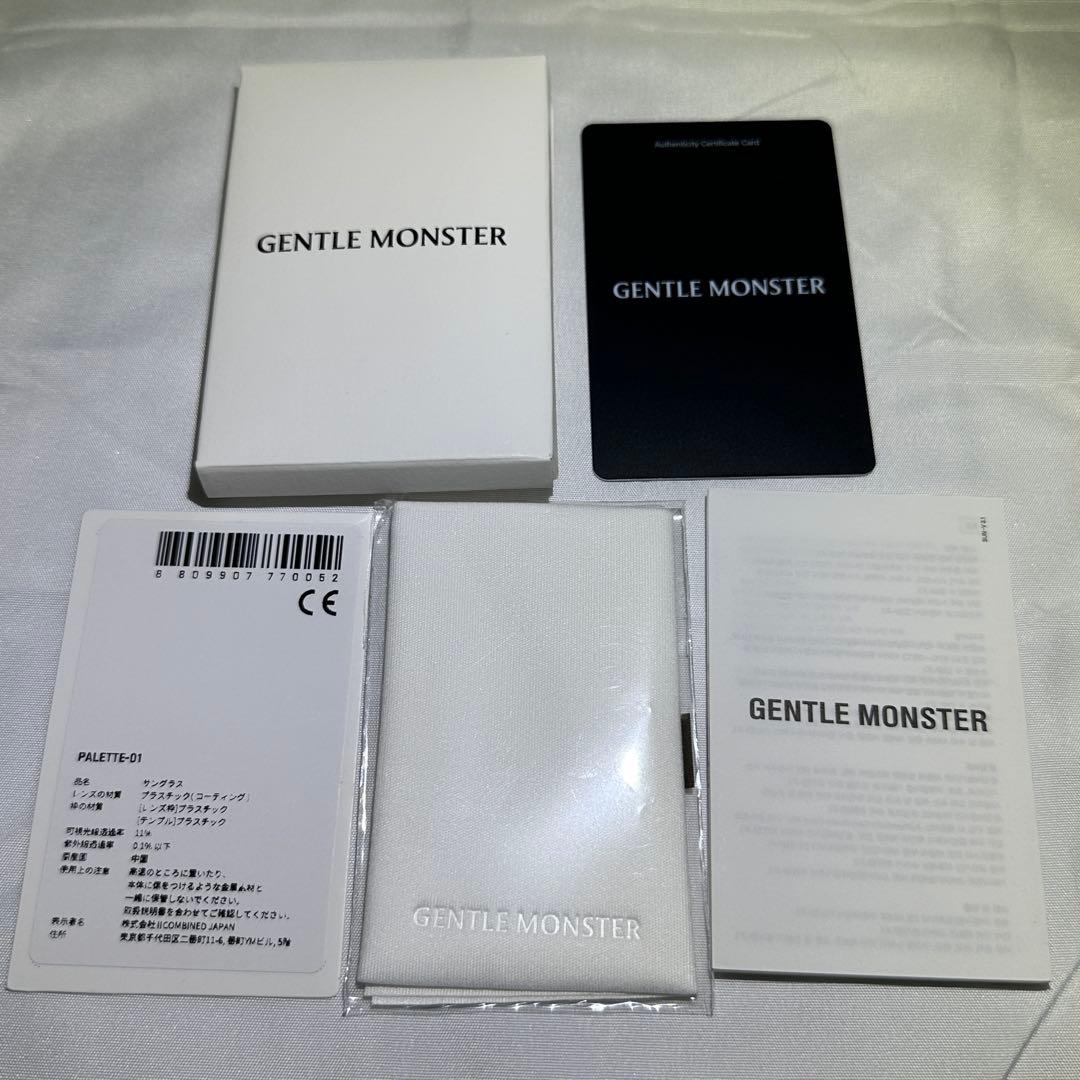 確実正規品 ジェントルモンスター サングラス PALETTE 保証書付き