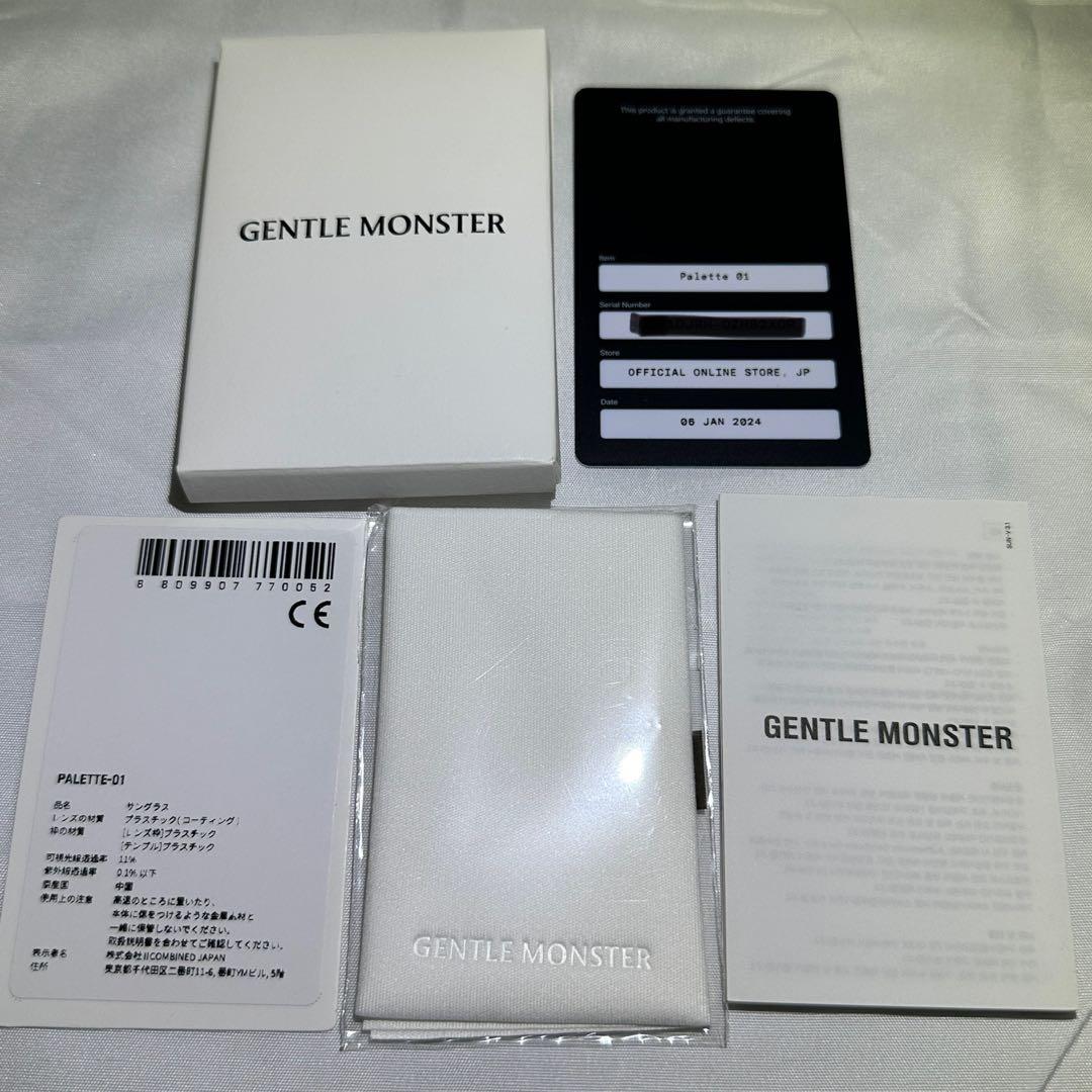 確実正規品 ジェントルモンスター サングラス PALETTE 保証書付き