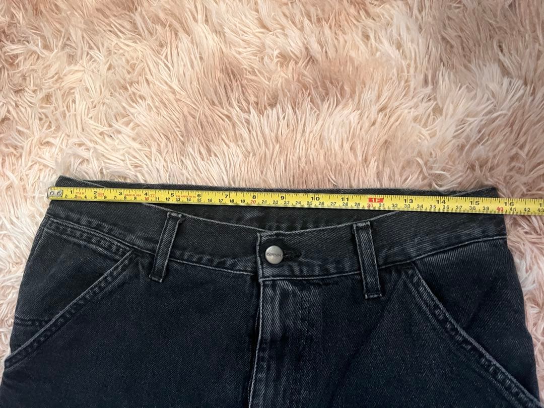 Carhartt ブラック ダブルニー　ワークパンツ