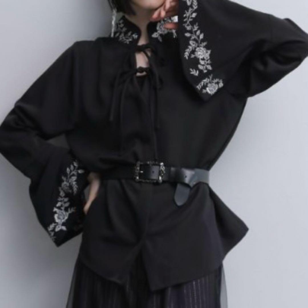 HARE 2WAYシシュウブラウス ブラック